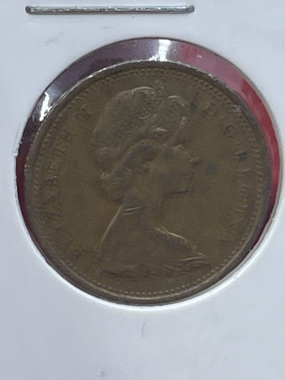 1967 Canada Cent Queen Elizabeth II Canadian Rock Dove Centennial Penny