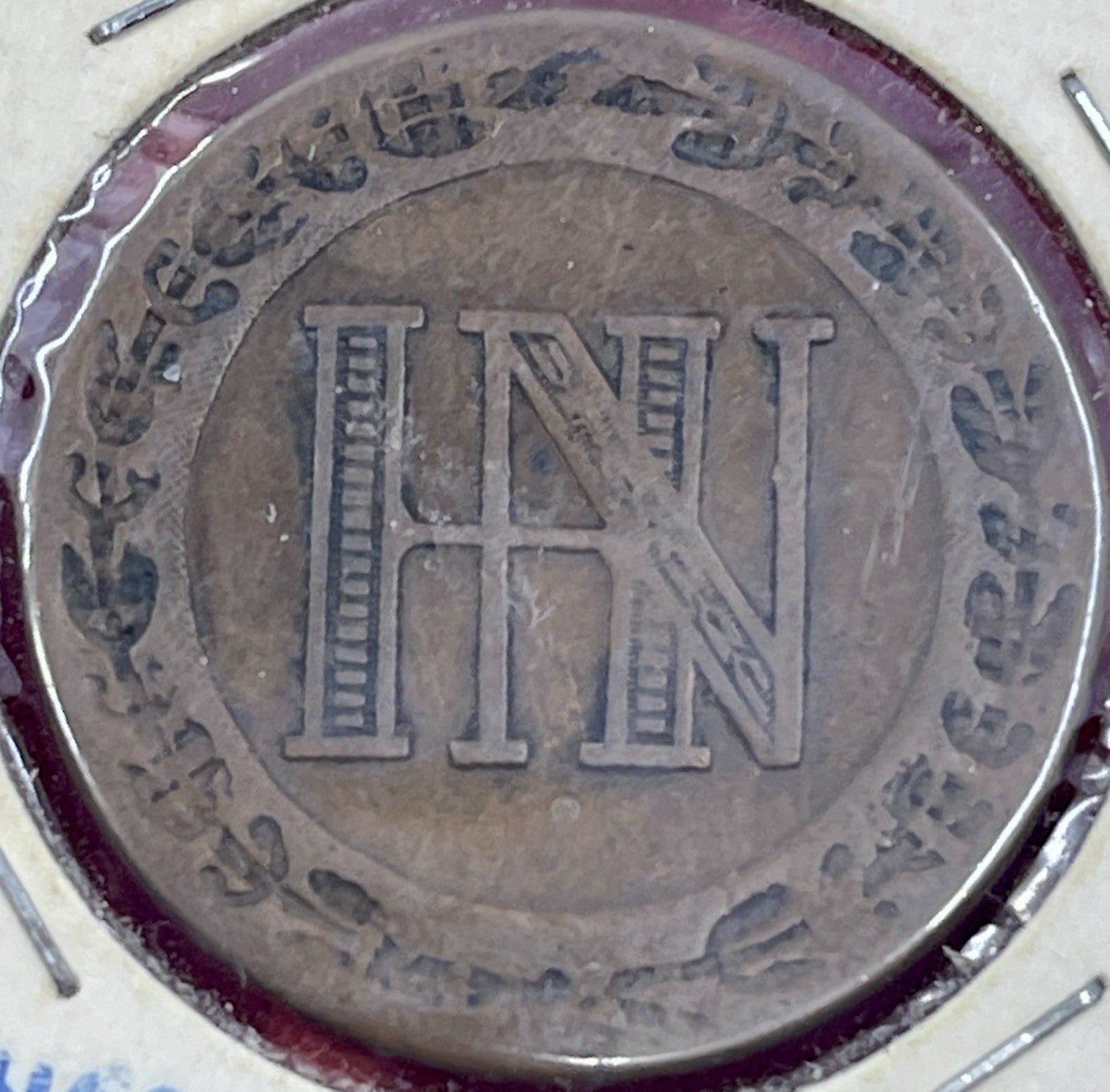 Germany Kingdom of Westphalia 1809 5 Centimes Cassel Mint Coin KM 94