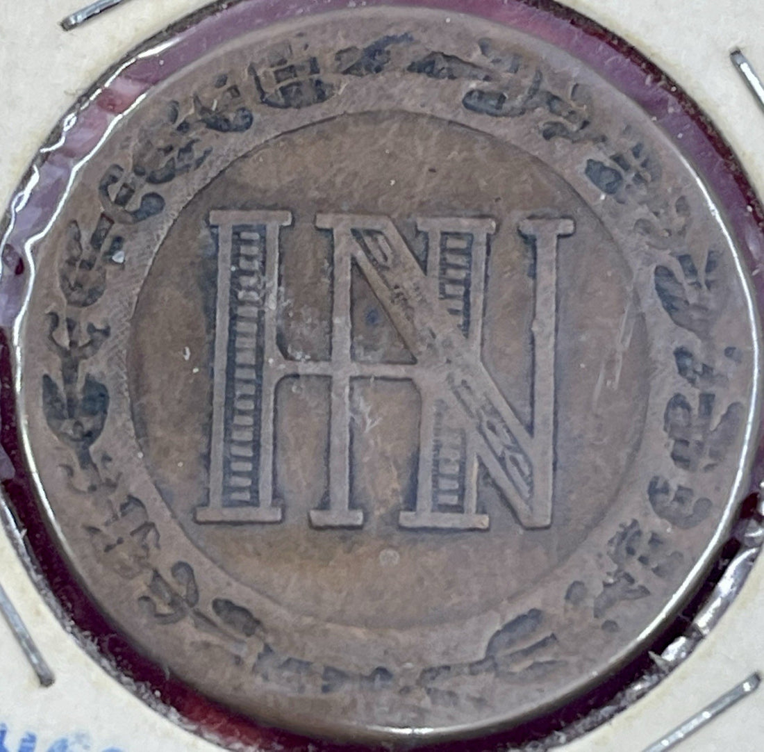 Germany Kingdom of Westphalia 1809 5 Centimes Cassel Mint Coin KM 94