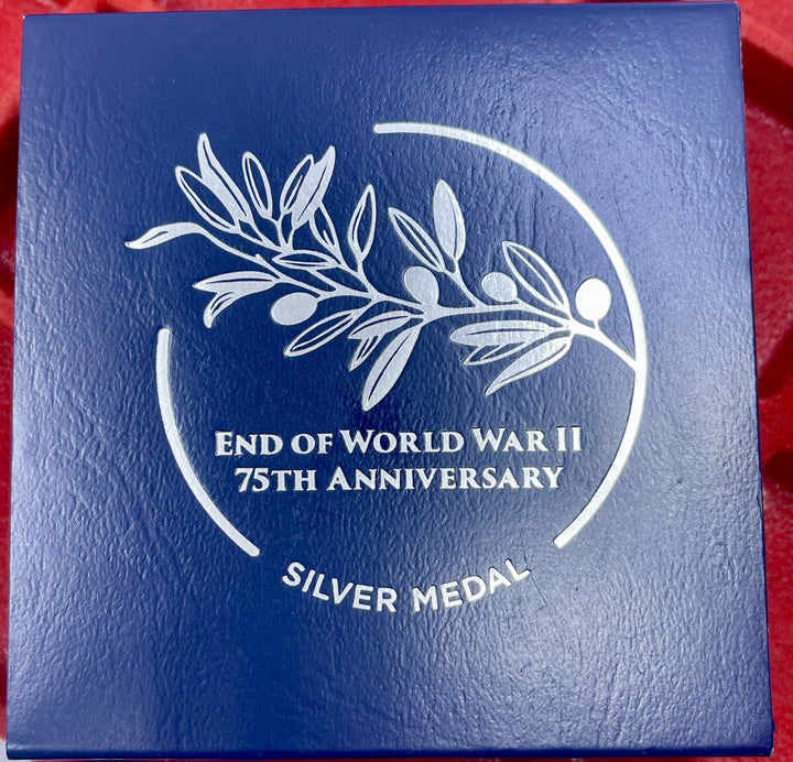 2020 End of World War II 75th Anniversary Silver Medal WW2 MINT