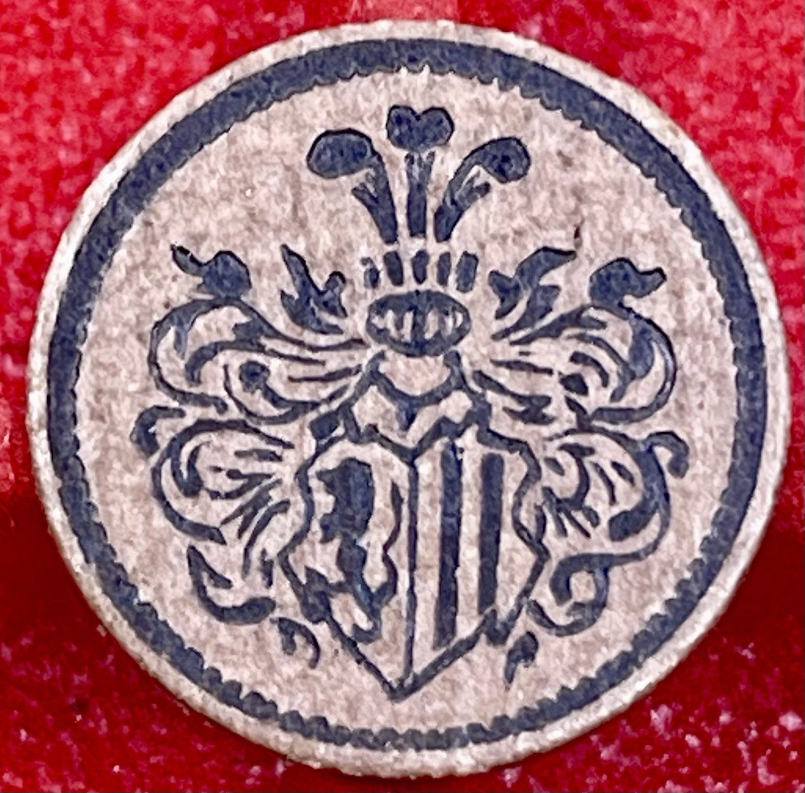 1920 Leipzig Germany 20 Pfennig Notgeld Straßenbahn Cardboard Token1920 Leipzig