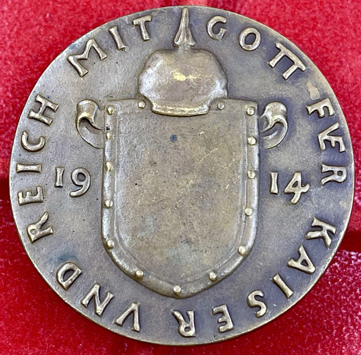 Karl Goetz Medal – Kienast 152: “Married In War ” (1920) Satirical Medal