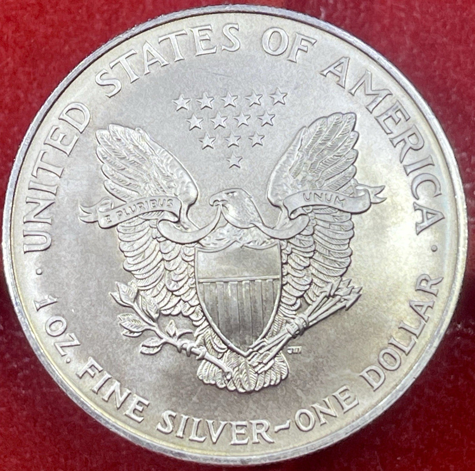 1996 Silver American Silver Eagle Uncirculated 1oz .999 Fine Silver Coin