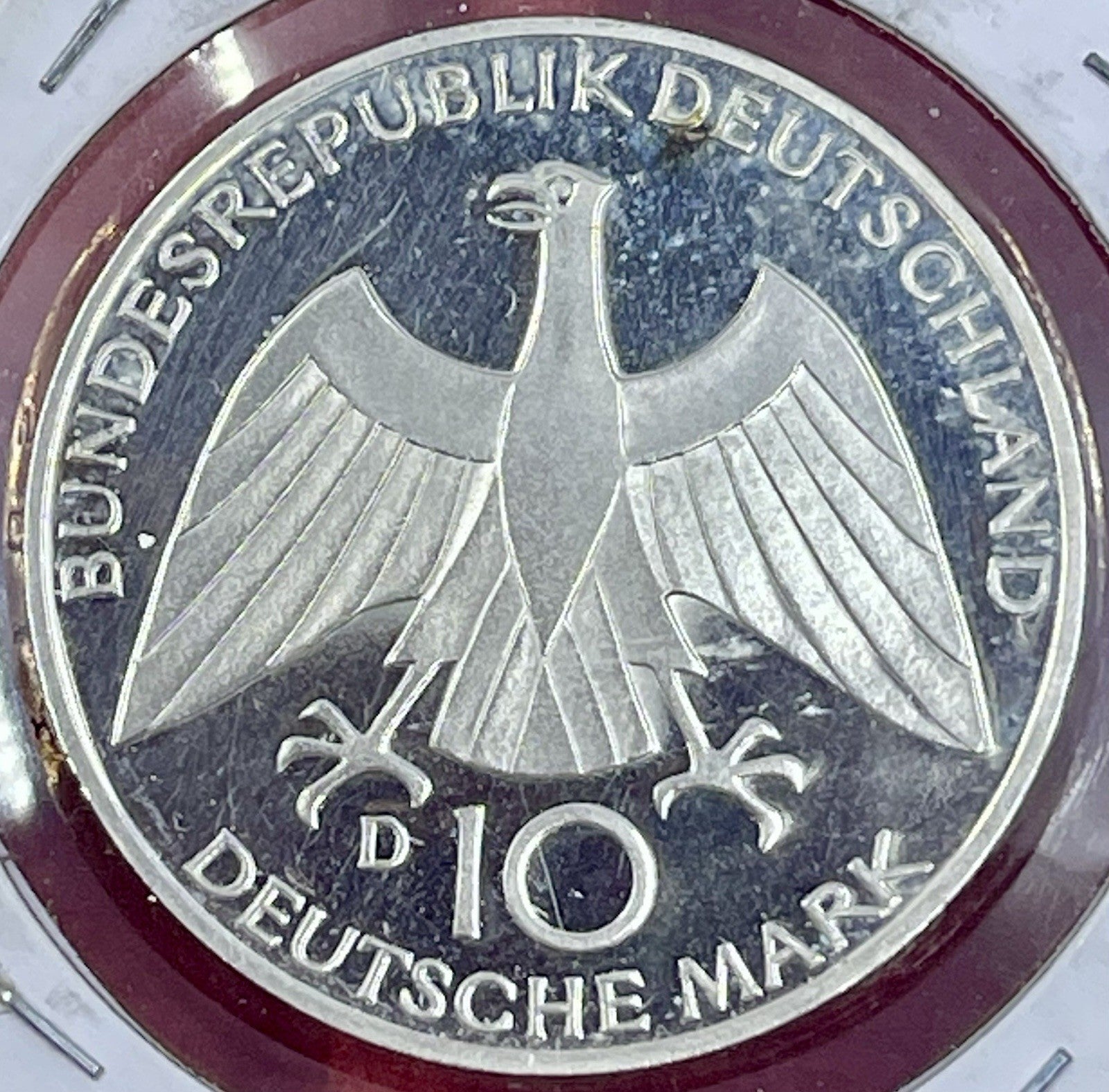 1972-D Germany Silver XX Summer Munich Olympic Design 10 Mark Coin!