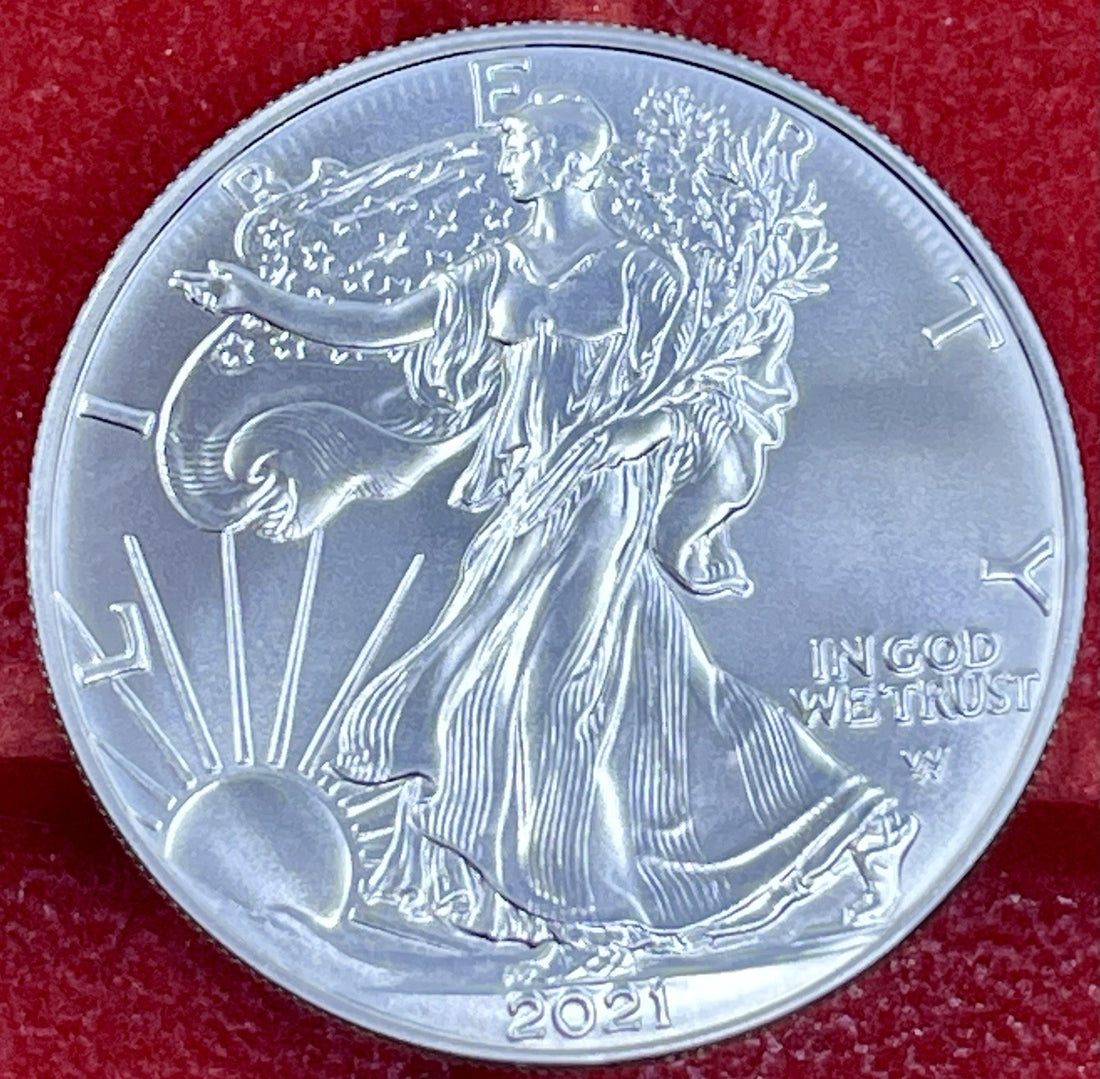 2021 American Silver Eagle Silver Dollar Gem Uncirculated 1oz BU UNC 1st Type 2.