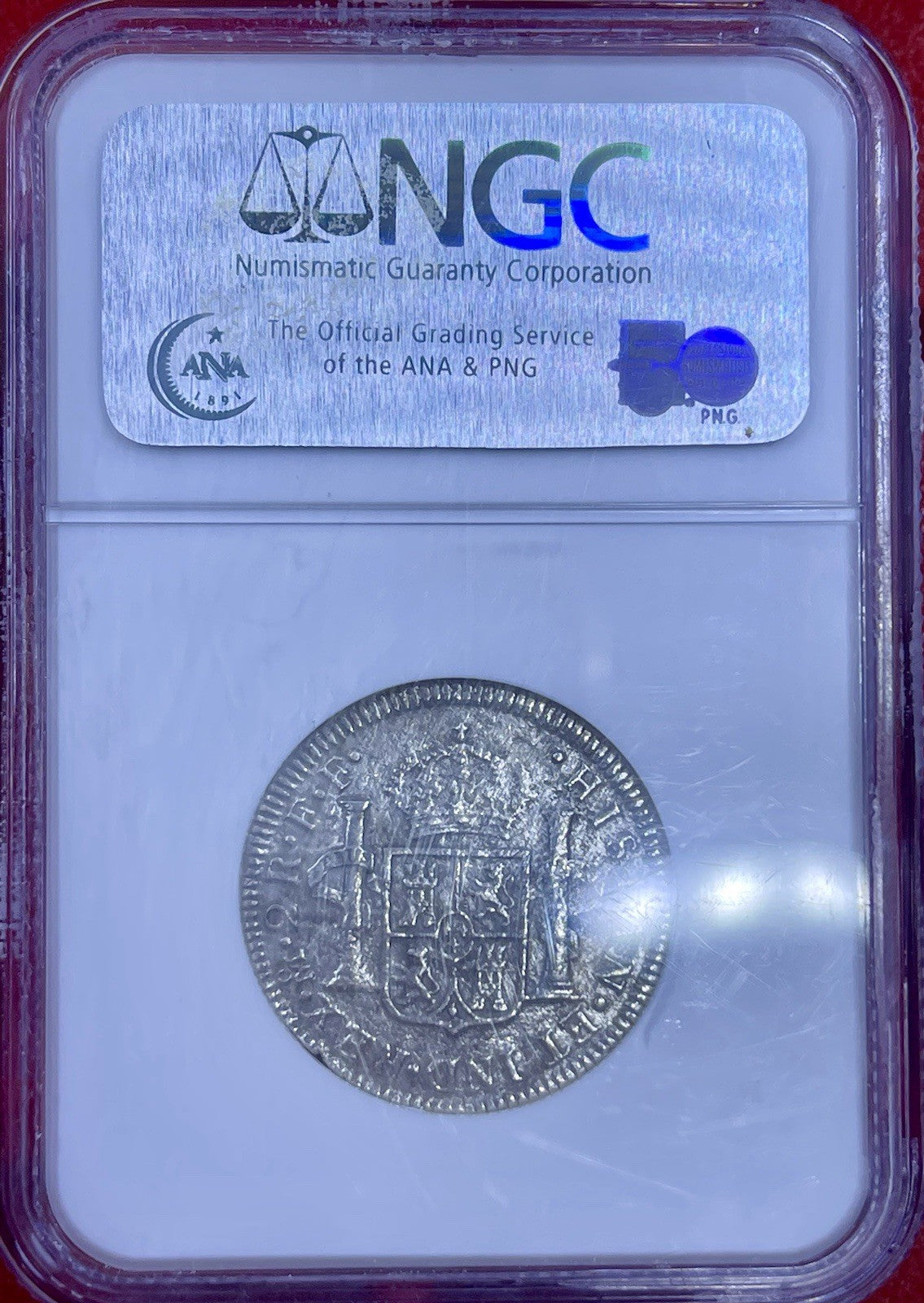 1783-Mo FF Mexico 2 Reales Silver El Cazador Shipwreck 2R Coin NGC Genuine