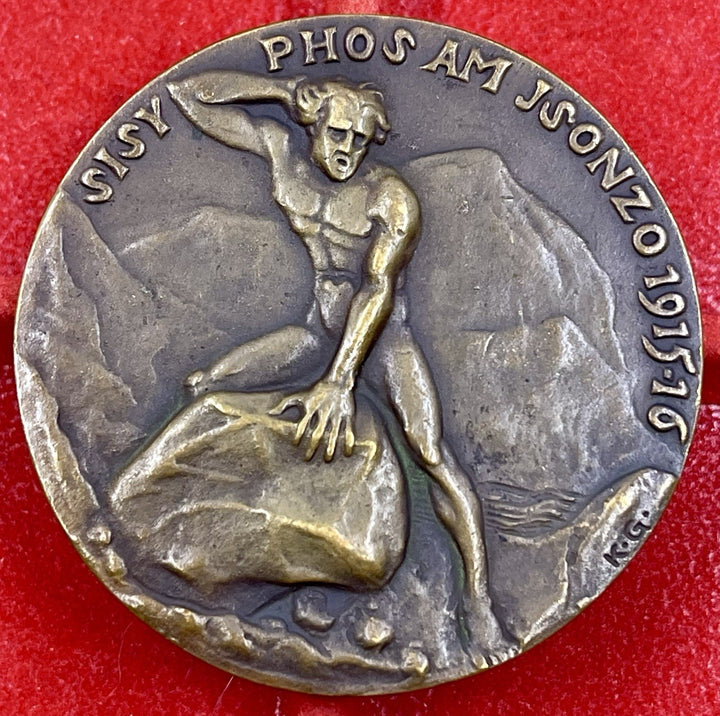 Karl Goetz Medal – Kienast 171: “General Cadorna (Sisyphus on the Isonzo)