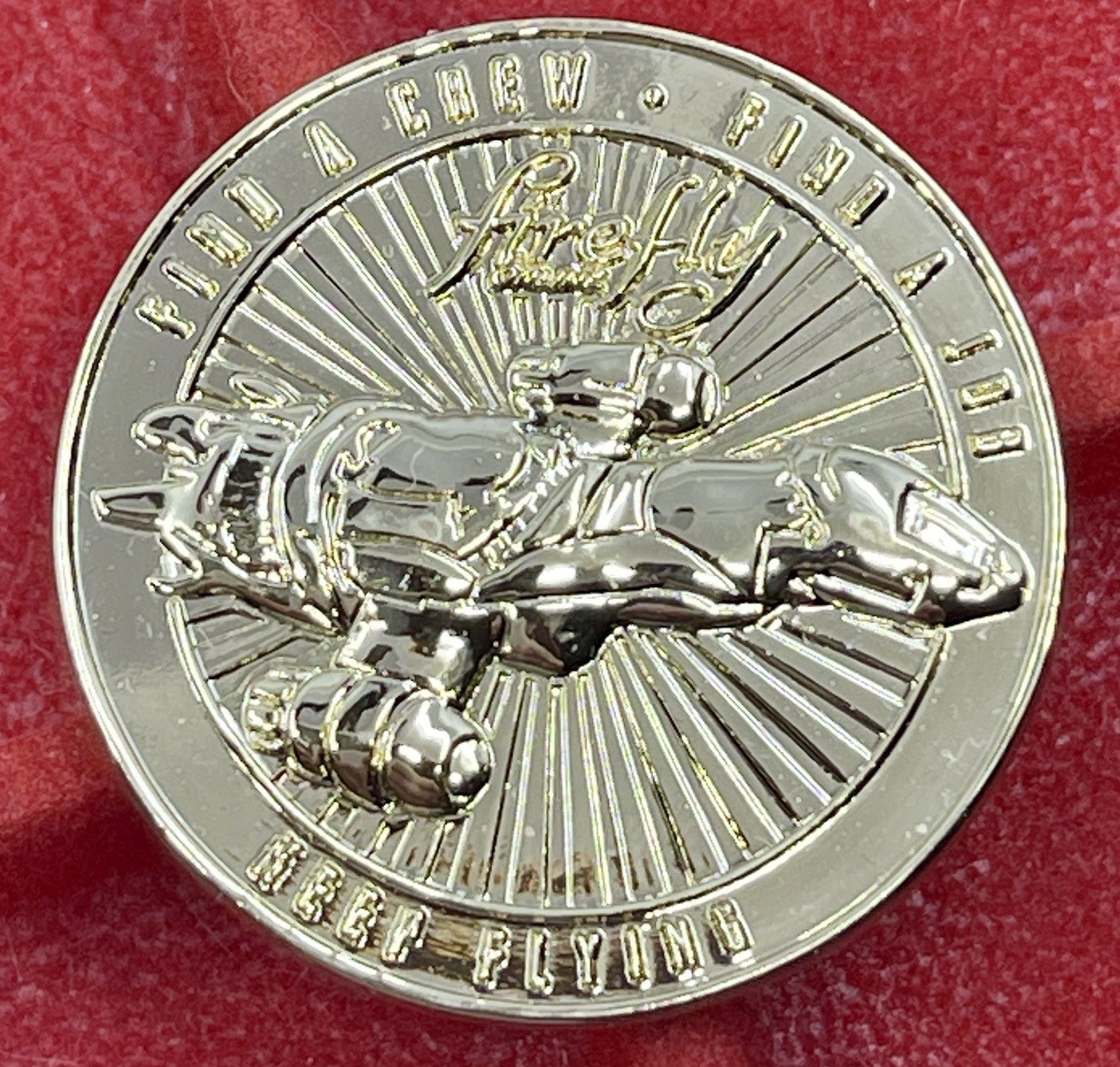 Firefly Keep Flying TC Series Movie Challenge Coin Medal Big Dawn Hero 2015