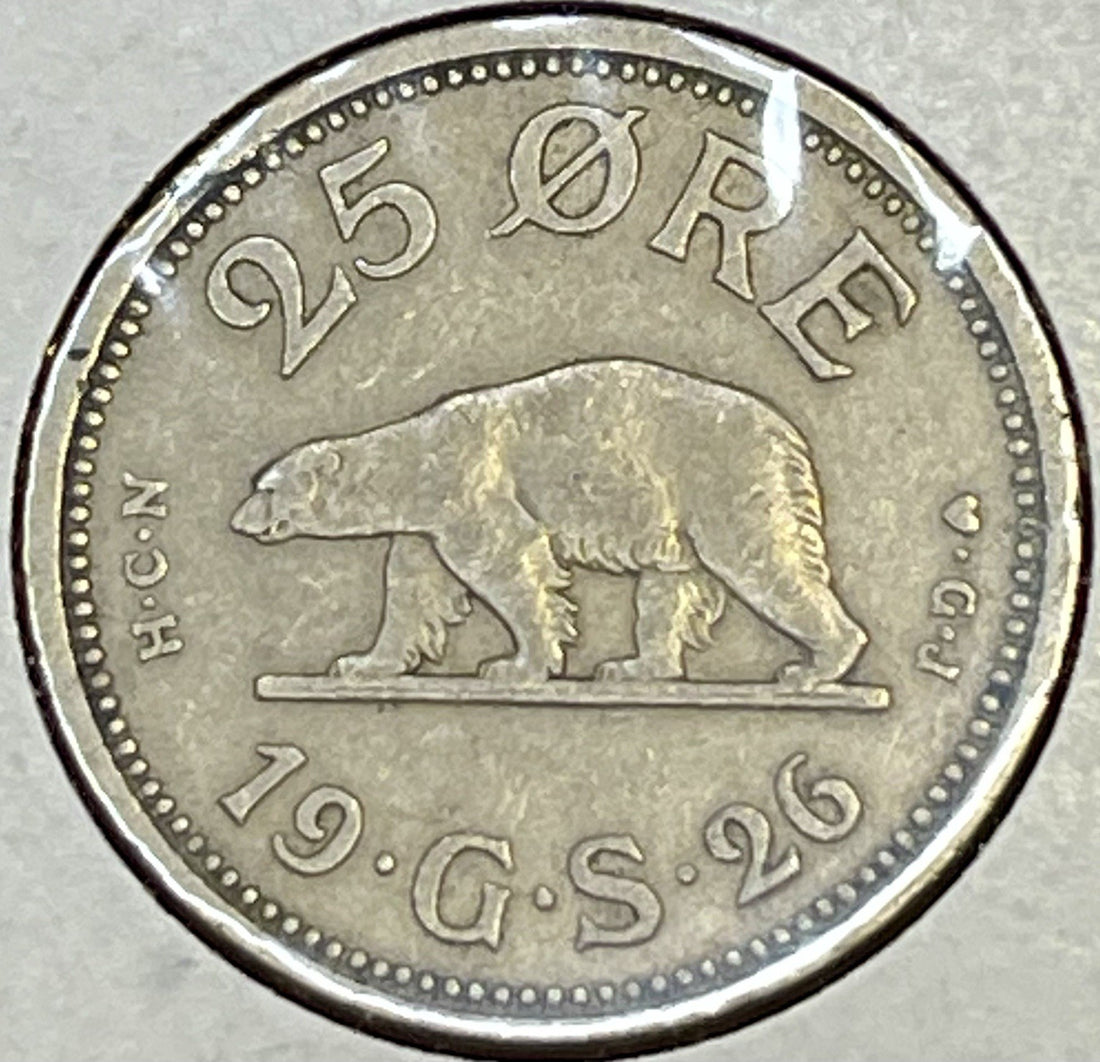 1926 GREENLAND DENMARK 25 ORE