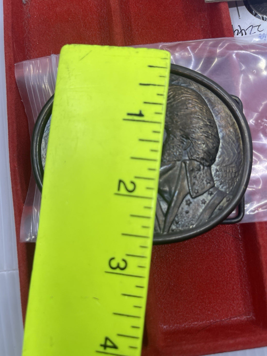 Elvis Presley 1977 First Edition Commemorative Memorial Brass Belt Buckle W/COA