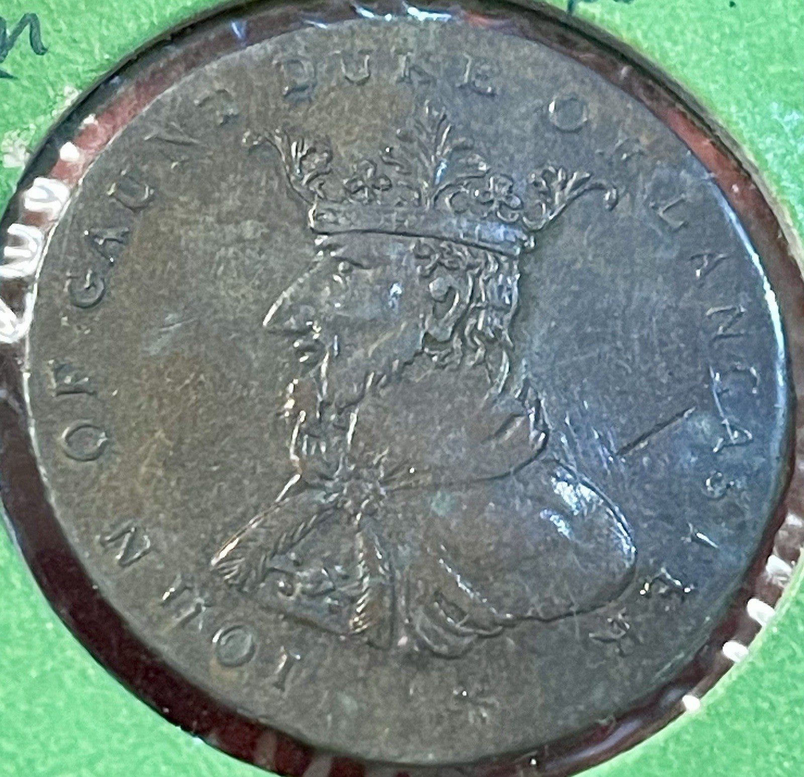 1792 Copper Halfpenny Conder Token John Of Gaunt Duke of Lancaster D&H