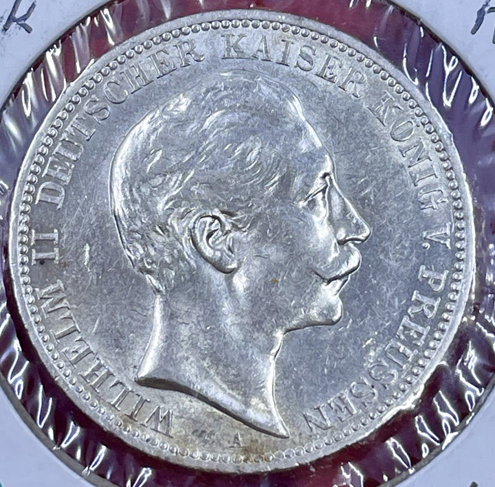 P219 German States Prussia 1911-A 3 Marks BU