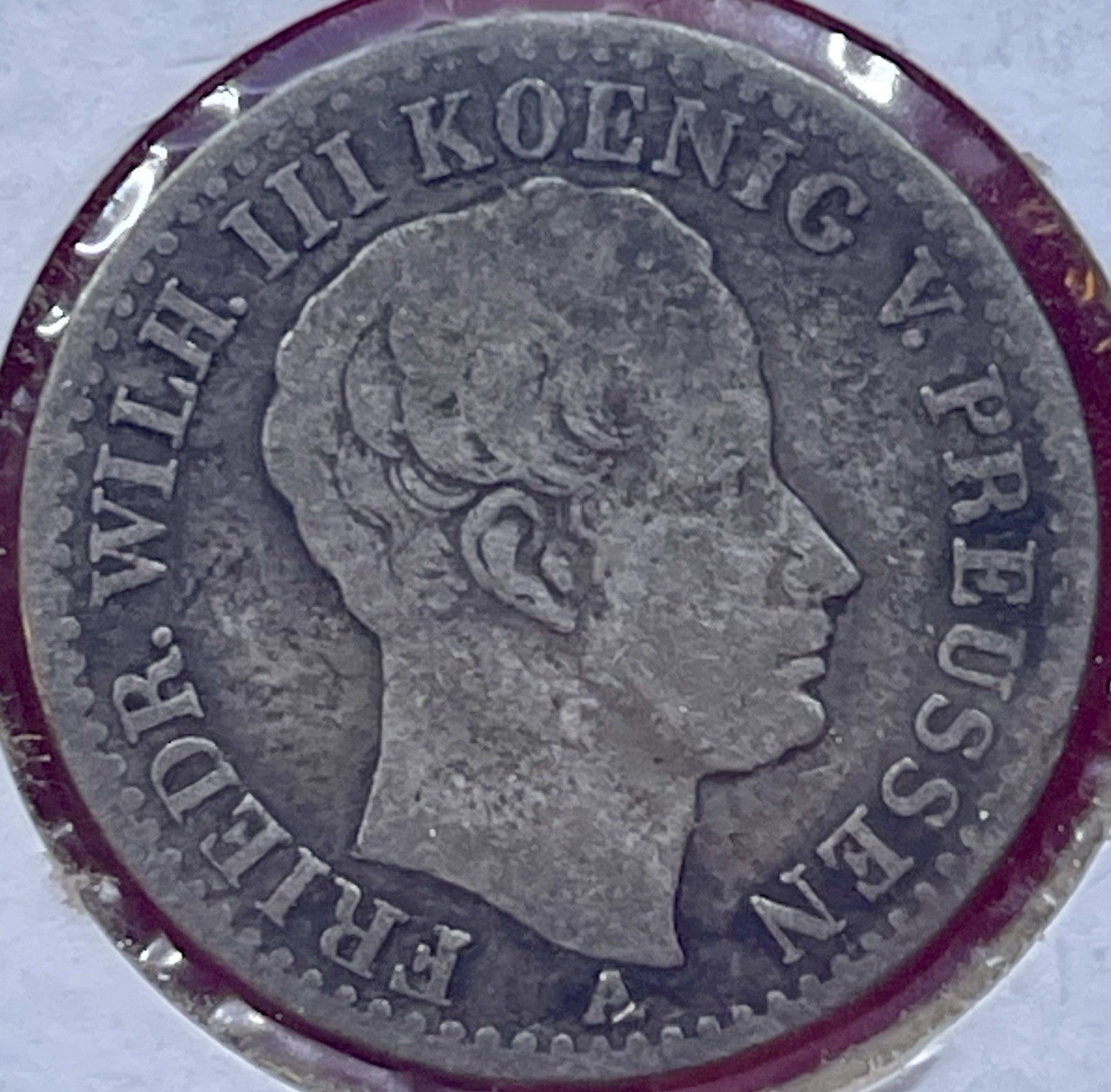 🇩🇪 GERMANY PRUSSIA 1/6 THALER 1826 A SILVER Coin