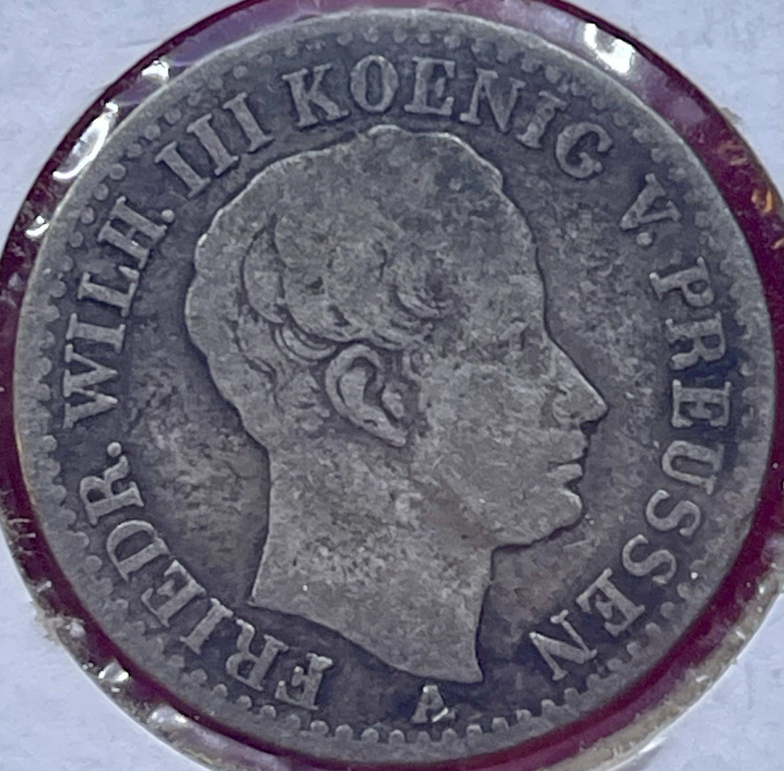 🇩🇪 GERMANY PRUSSIA 1/6 THALER 1826 A SILVER Coin