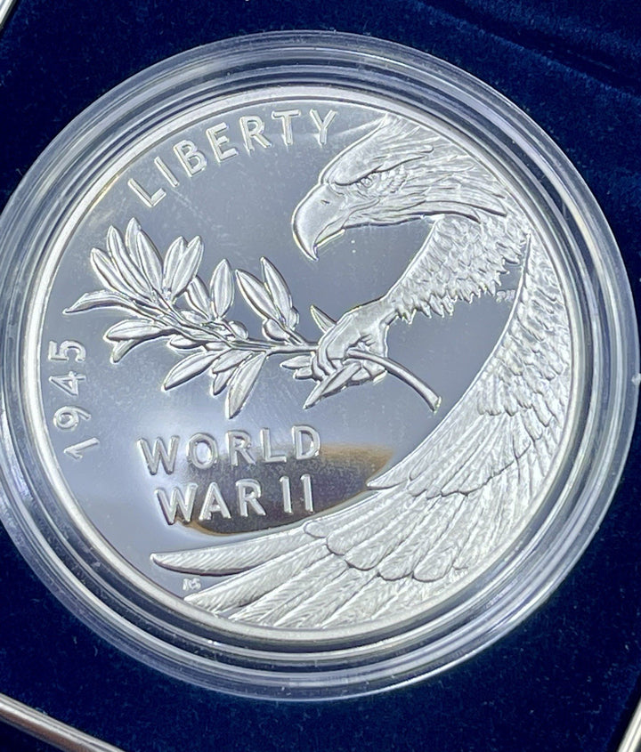 2020 End of World War II 75th Anniversary Silver Medal WW2 MINT