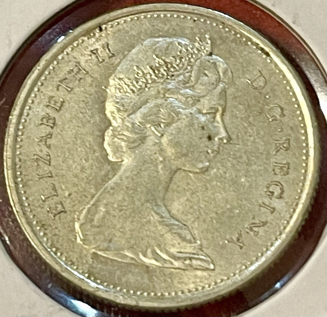 1965 Canada 25 Cents 0.8000 Silver ASW 0.15 Oz Coin1965 Canada 25 Cents 0.8000