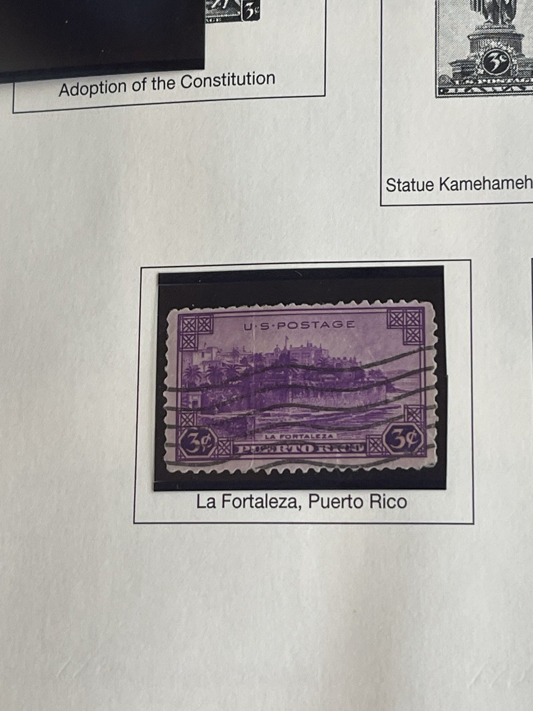 1937 Commemorative Collectable United States Postage Stamps 7 Stamps