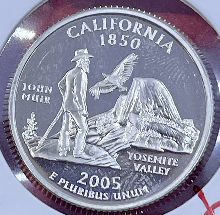 2005 S California Mint Silver Proof ~ Statehood Quarter from U.S. Proof Set