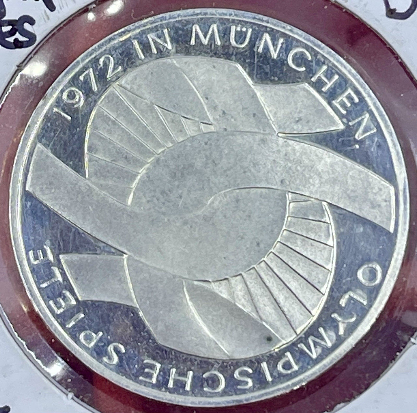 1972-D Germany Silver XX Summer Munich Olympic Design 10 Mark Coin!