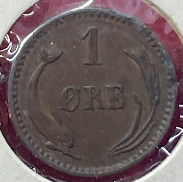 Denmark 1 Ore 1894 Nice Coin!