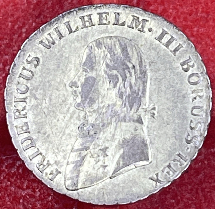 German States (Prussia) 1797-A 4 Groschen Silver Coin: Frederick William II
