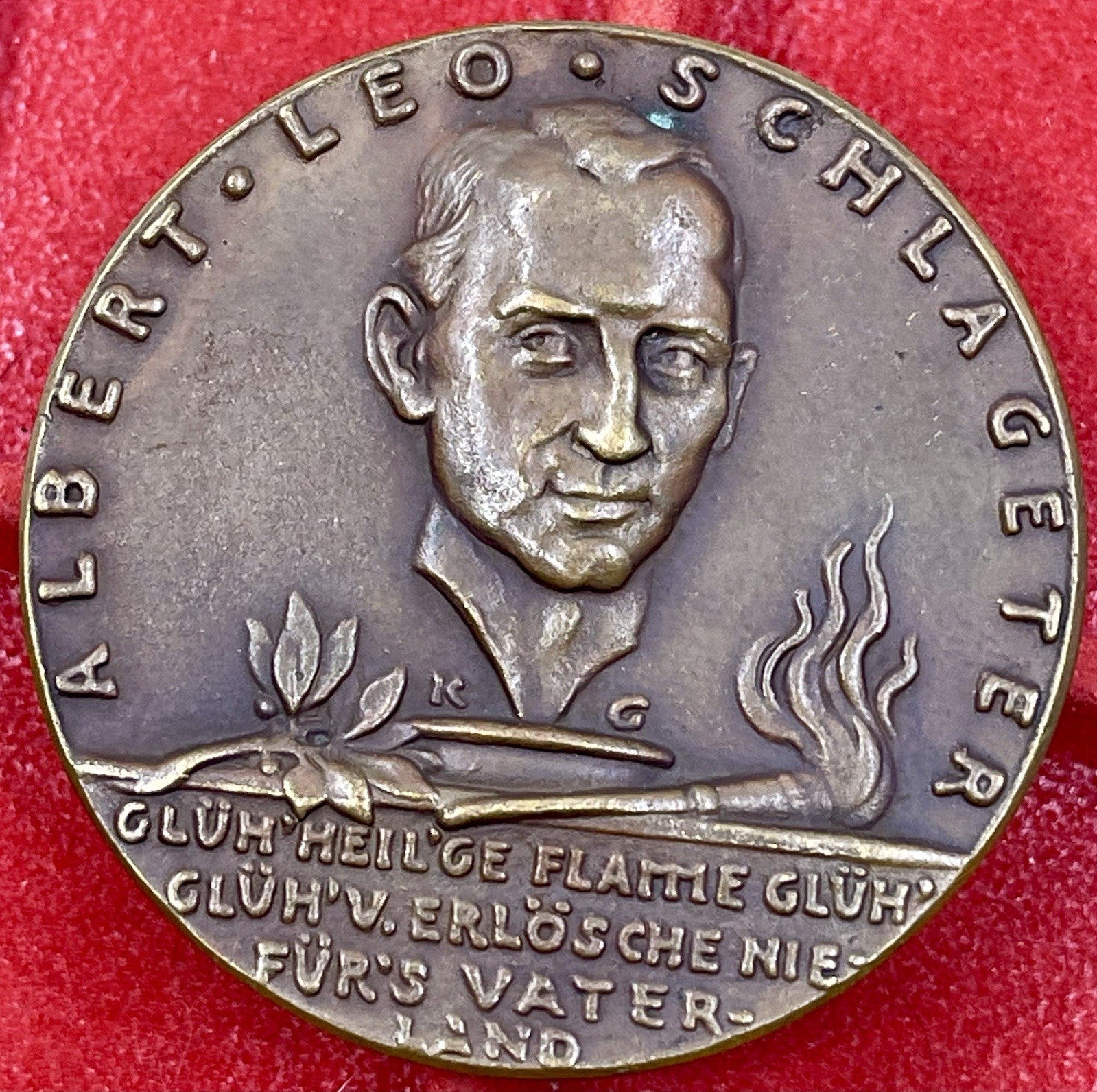 Karl Goetz Medal – Kienast 300: “Albert Leo Schlageter” (1923) Satirical Medal