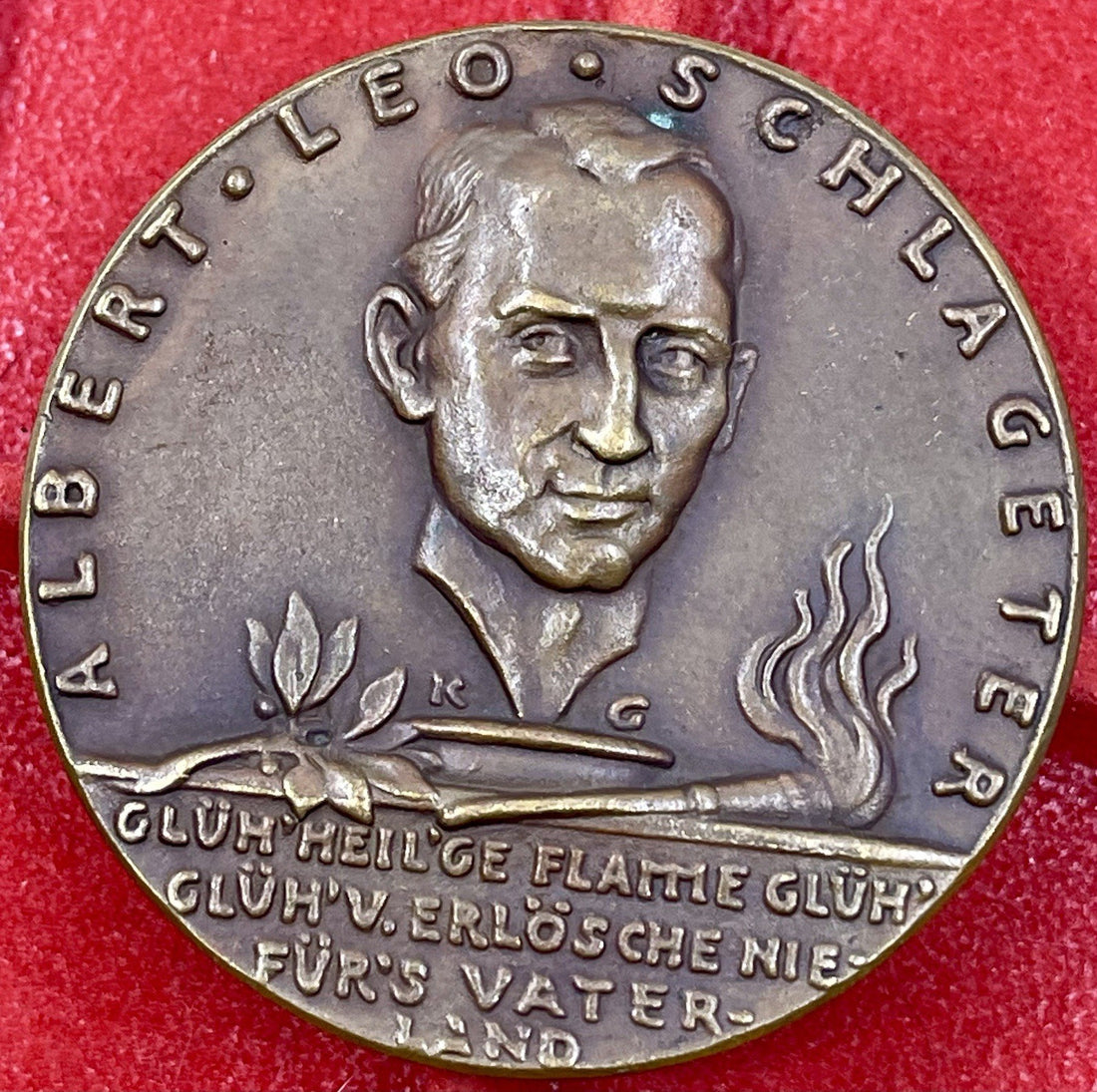 Karl Goetz Medal – Kienast 300: “Albert Leo Schlageter” (1923) Satirical Medal