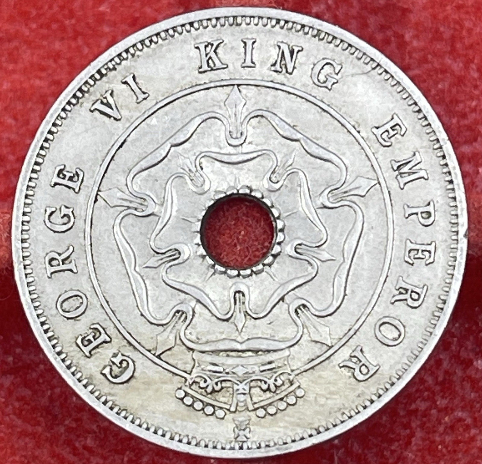 Southern Rhodesia 1939 1 Penny - George VI KM-8 Copper-nickel Coin