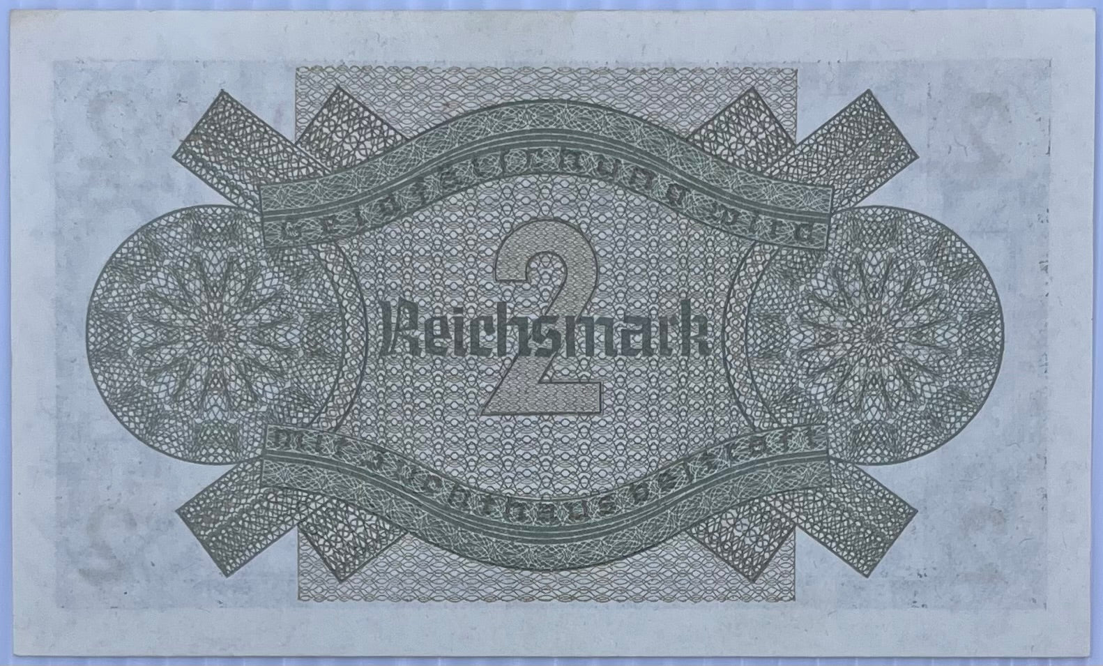 1940 Germany 2 Reichsmark P-R137B WW2 Occ. Territory UNC World Banknote