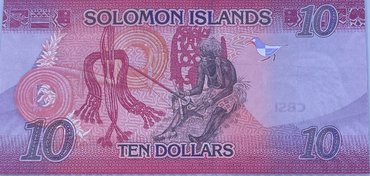 Solomon Islands 10 Dollars Banknote, 2023, P-39, UNC, Commemorative, Polymer