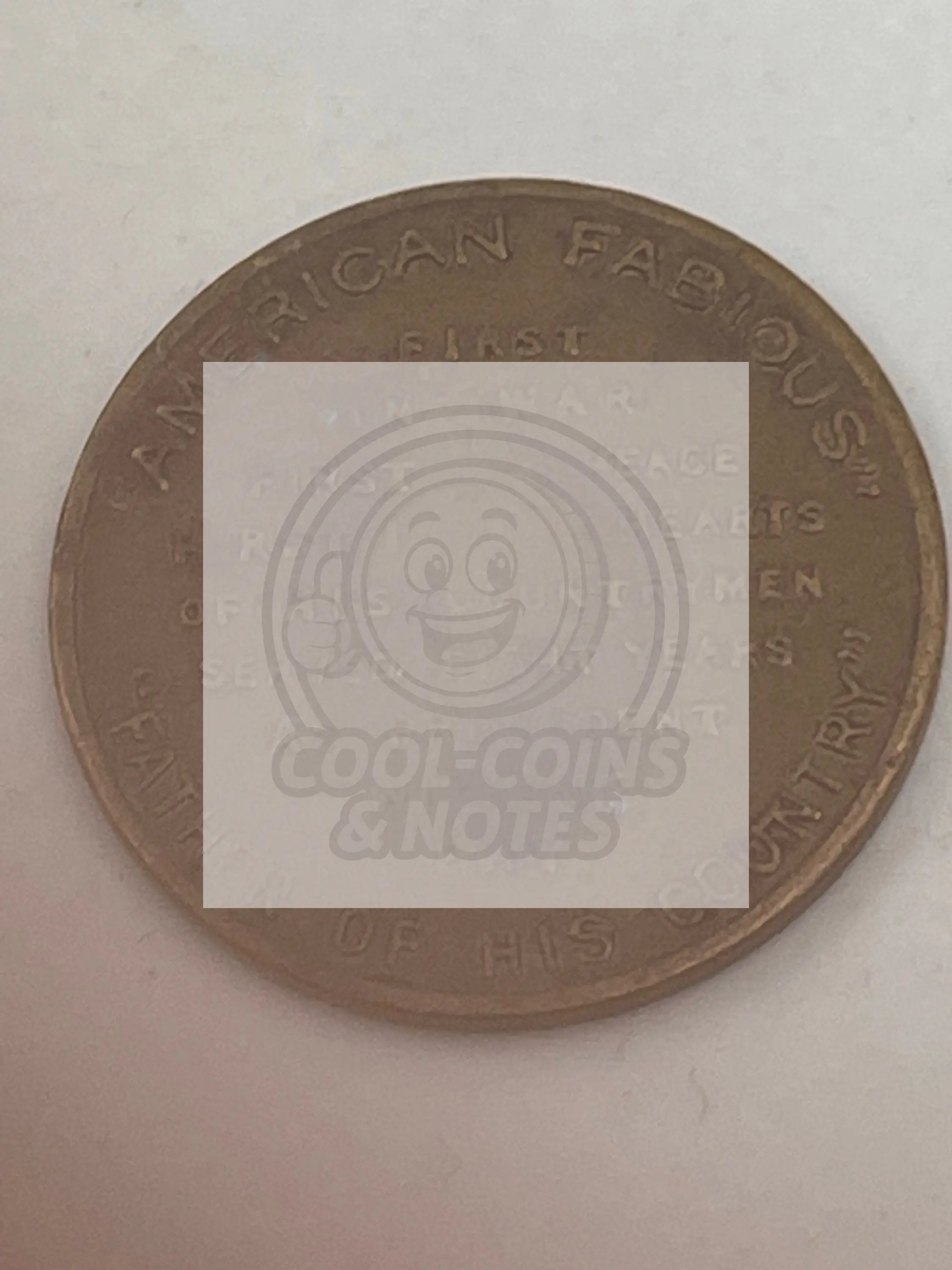 1789-1797 1st President U.S.A George Washington Holed Token - Cool Coins & Notes