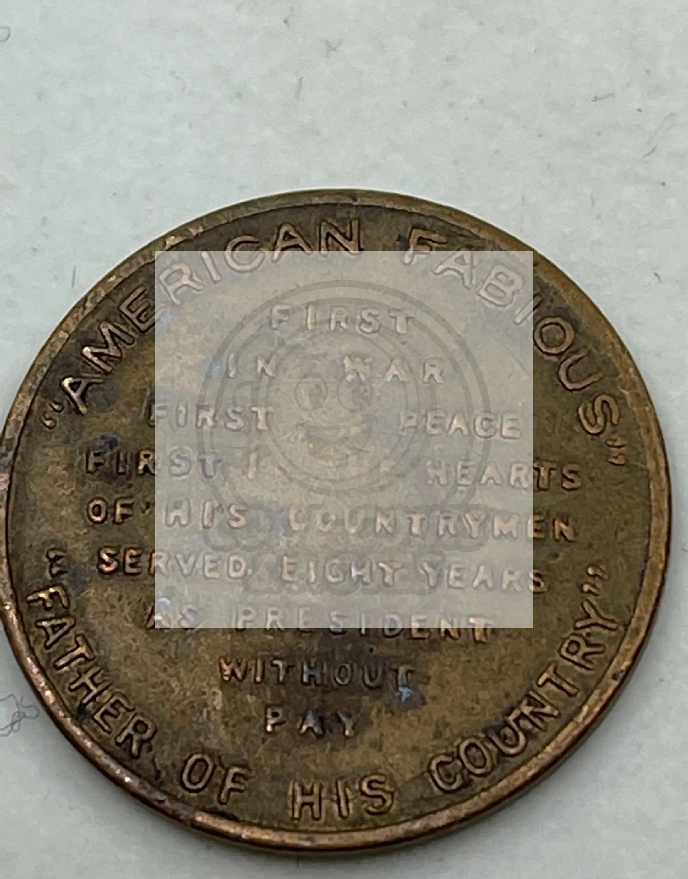 1789-1797 GEORGE WASHINGTON 1st PRESIDENT of U.S.A. Token - Cool Coins & Notes