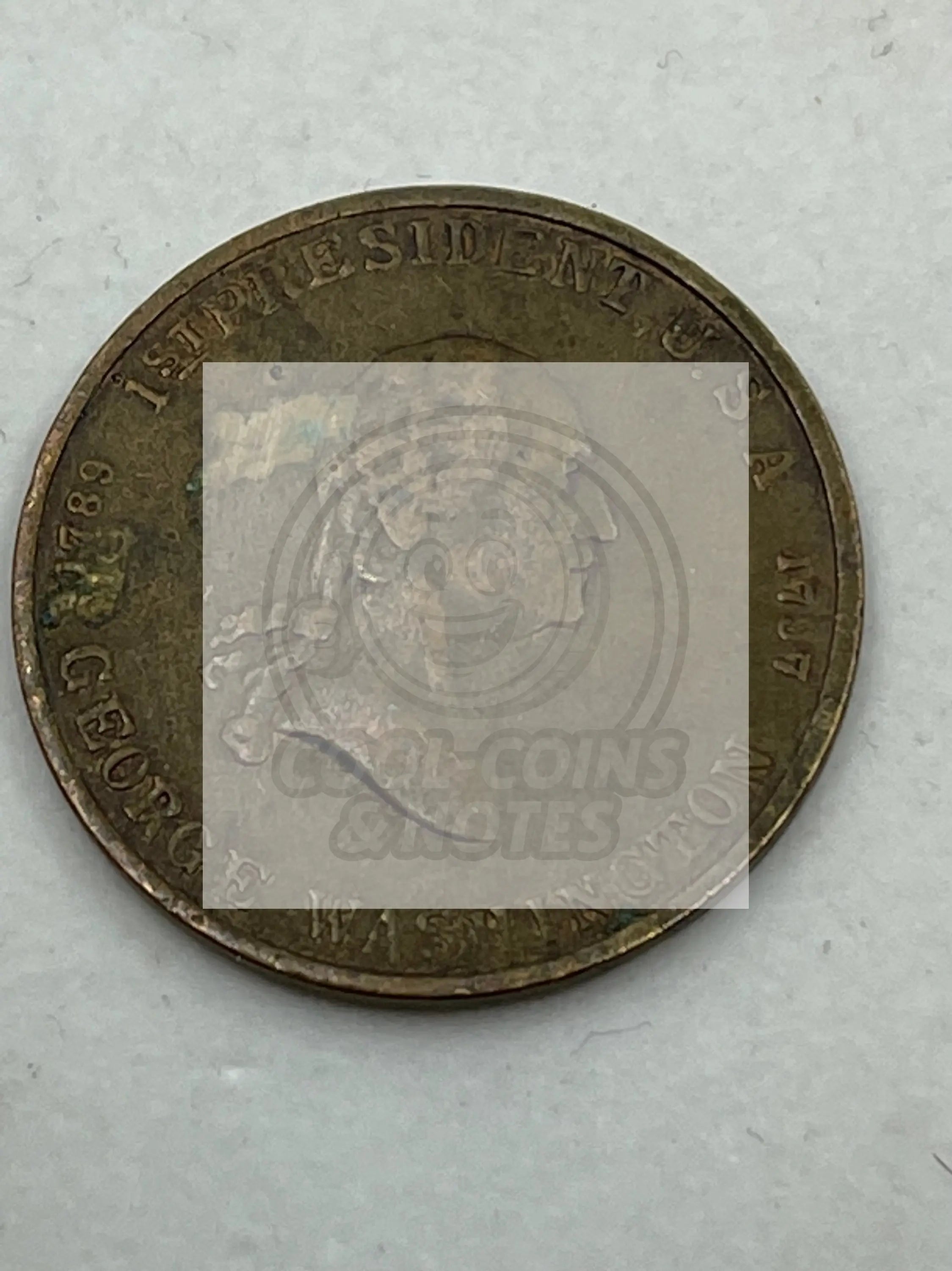 1789-1797 GEORGE WASHINGTON 1st PRESIDENT of U.S.A. Token - Cool Coins & Notes