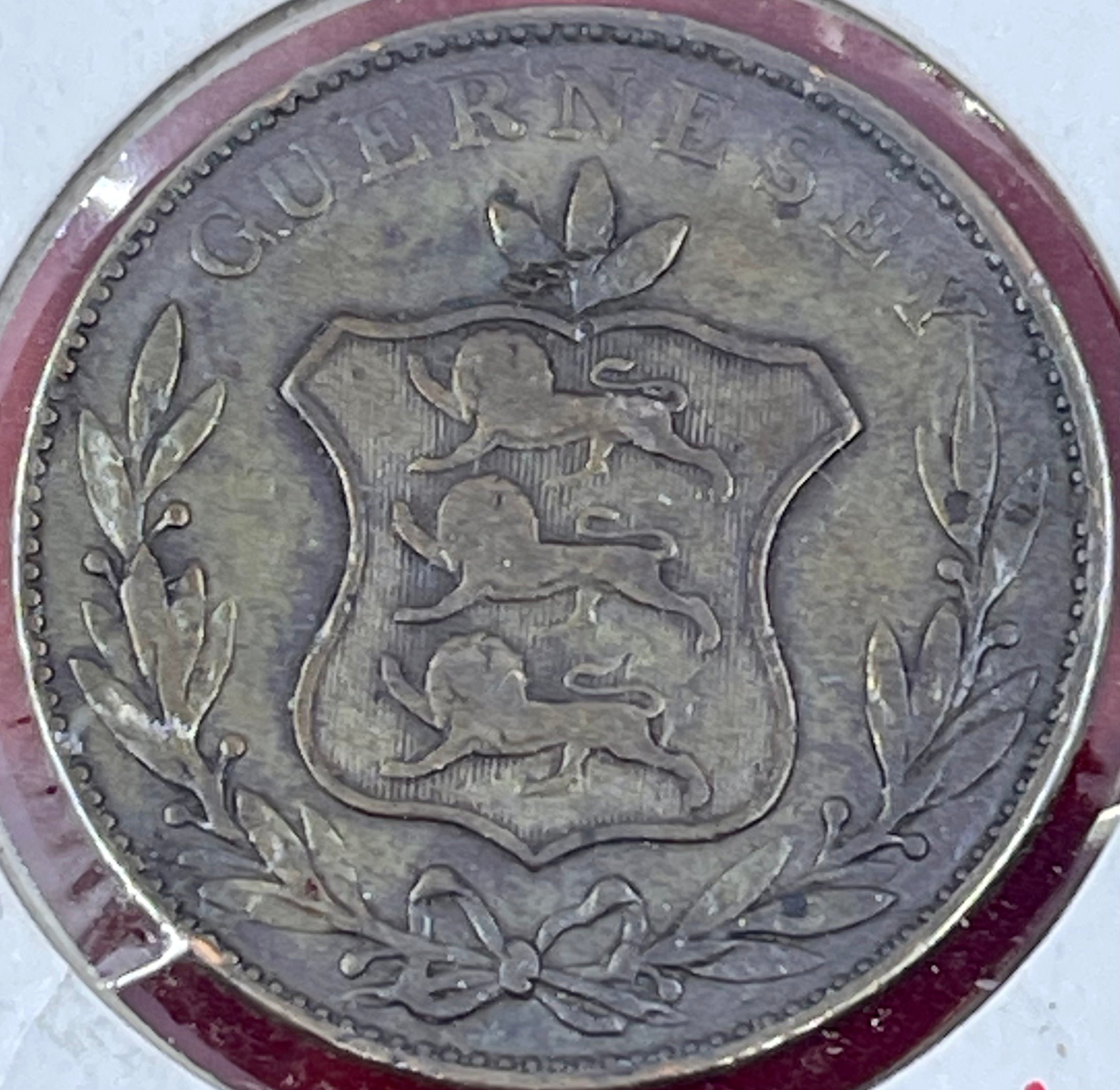 🇬🇬 1834 Guernsey 8 Doubles – Copper Coin from the Reign of William IV - Cool Coins & Notes