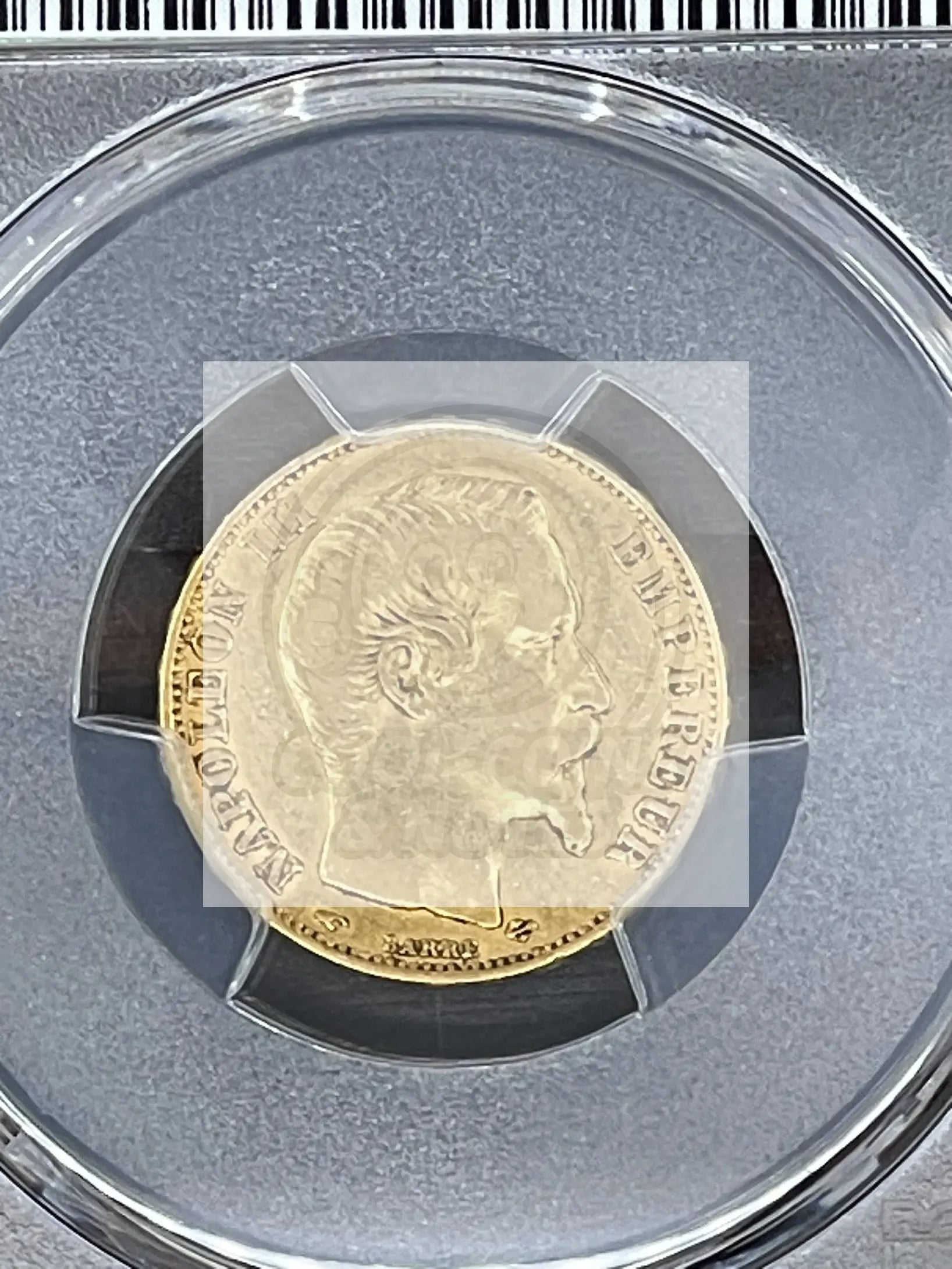 1857 A France 20 Francs coin PCGS XF45 grade