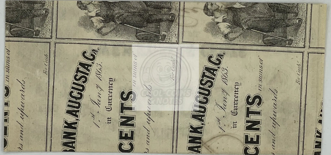 1862 State of South Carolina 25 Cents P-S2357a Banknote - Cool Coins & Notes