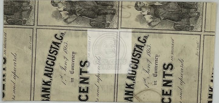 1862 State of South Carolina 25 Cents P-S2357a Banknote - Cool Coins & Notes