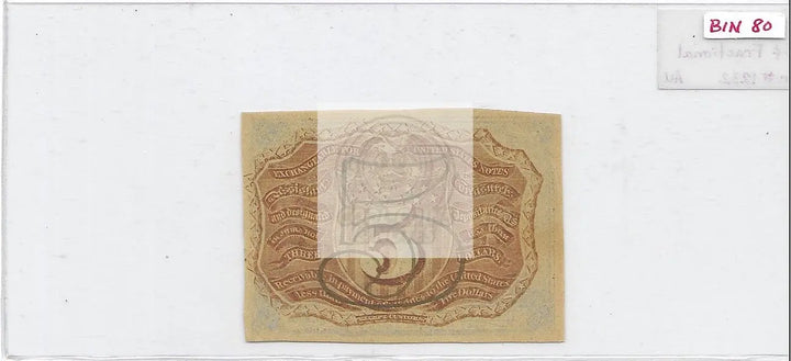 1863 United States 5 Cent Fractional Currency Note Fr# 1232 AU Banknote - Cool Coins & Notes