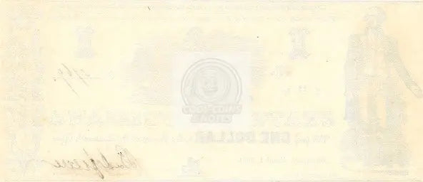 1864- “Washington” $1 State of Louisiana Shreveport Cr. # 16 - Cool Coins & Notes