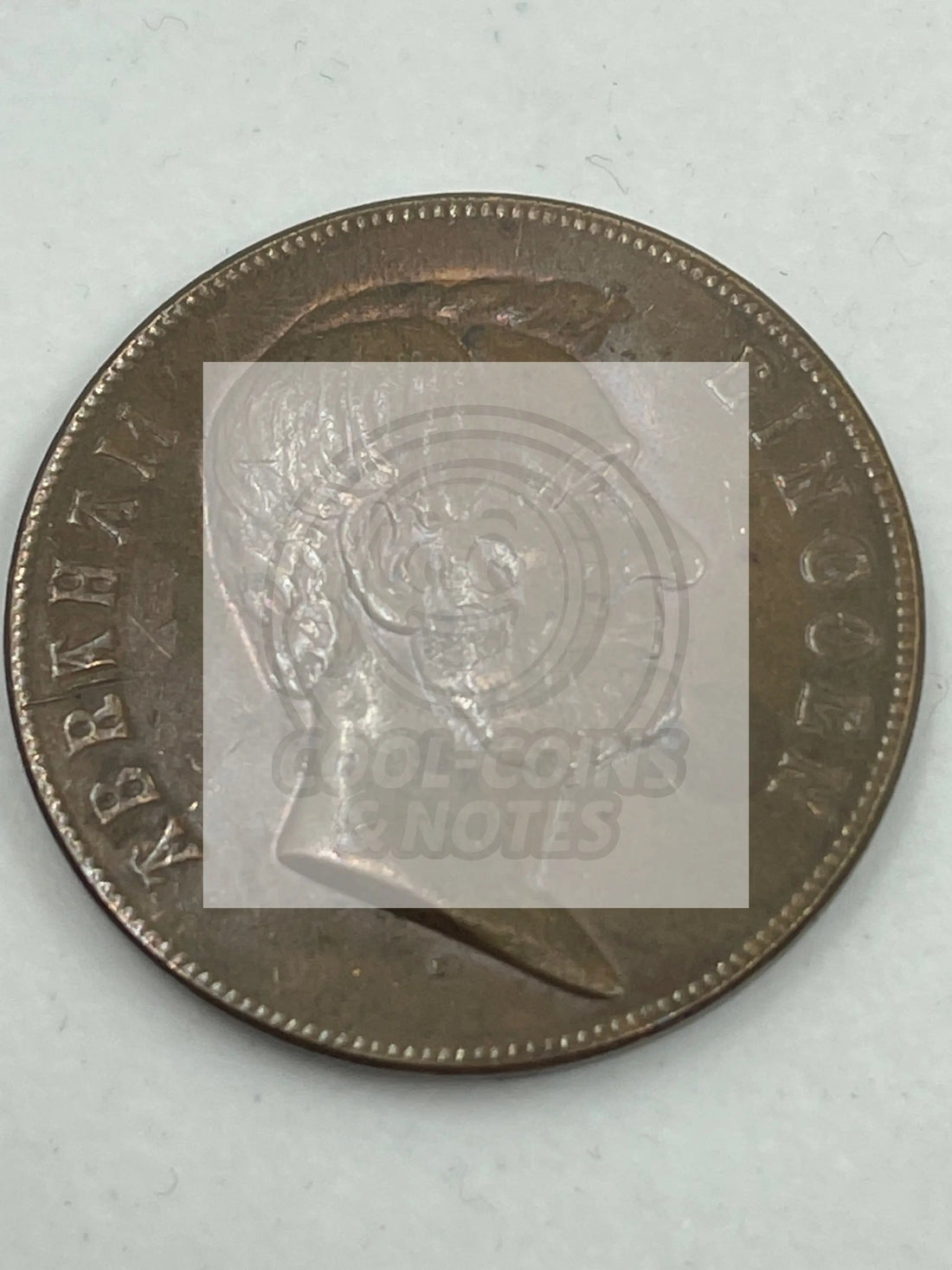 “1865" (1886) Abraham Lincoln Presidential Medal. Bronze. 76 mm. By George T. - Cool Coins & Notes