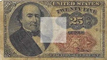 1874 25 Cent Fractional Fr. #1308 - Cool Coins & Notes