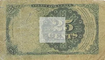1874 25 Cent Fractional Fr. #1308 - Cool Coins & Notes