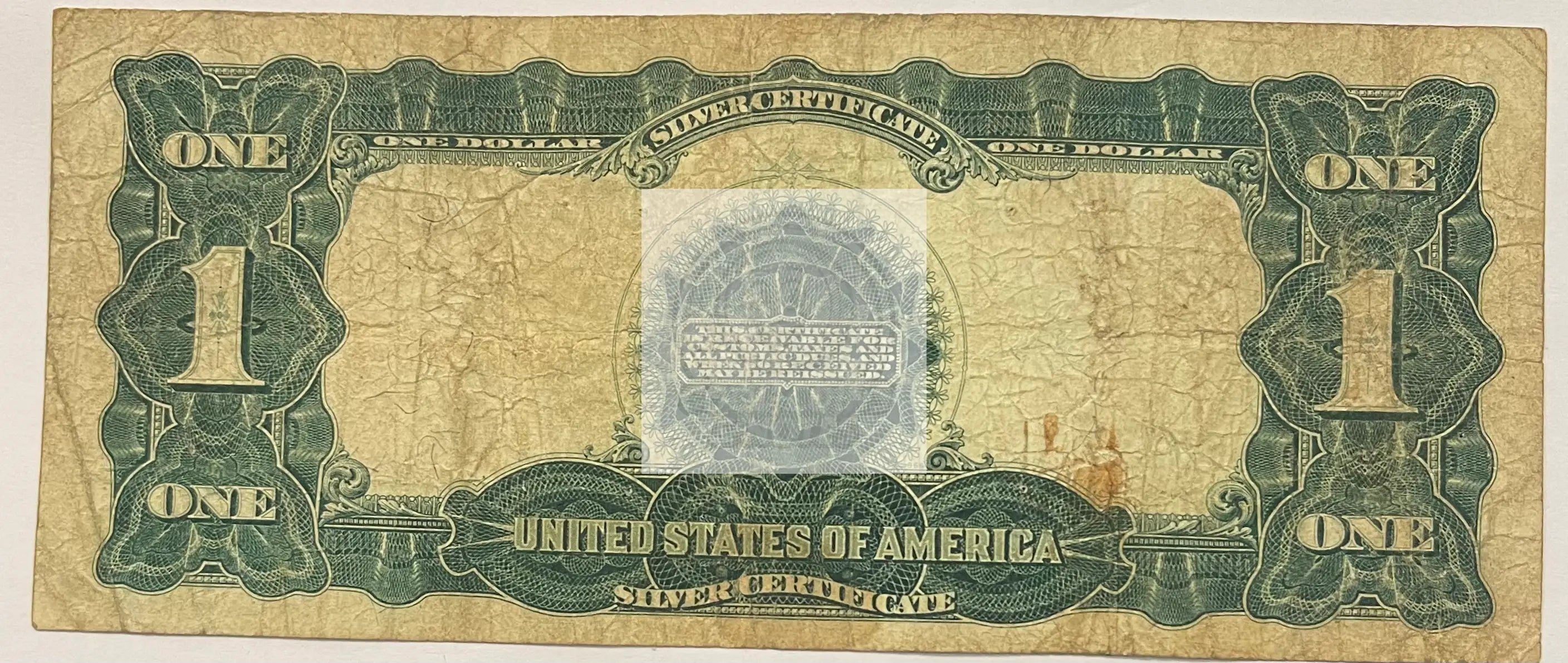 1899 $1 Dollar Black Eagle Large Size Silver Certificate Note Fr-226a, Used - Cool Coins & Notes
