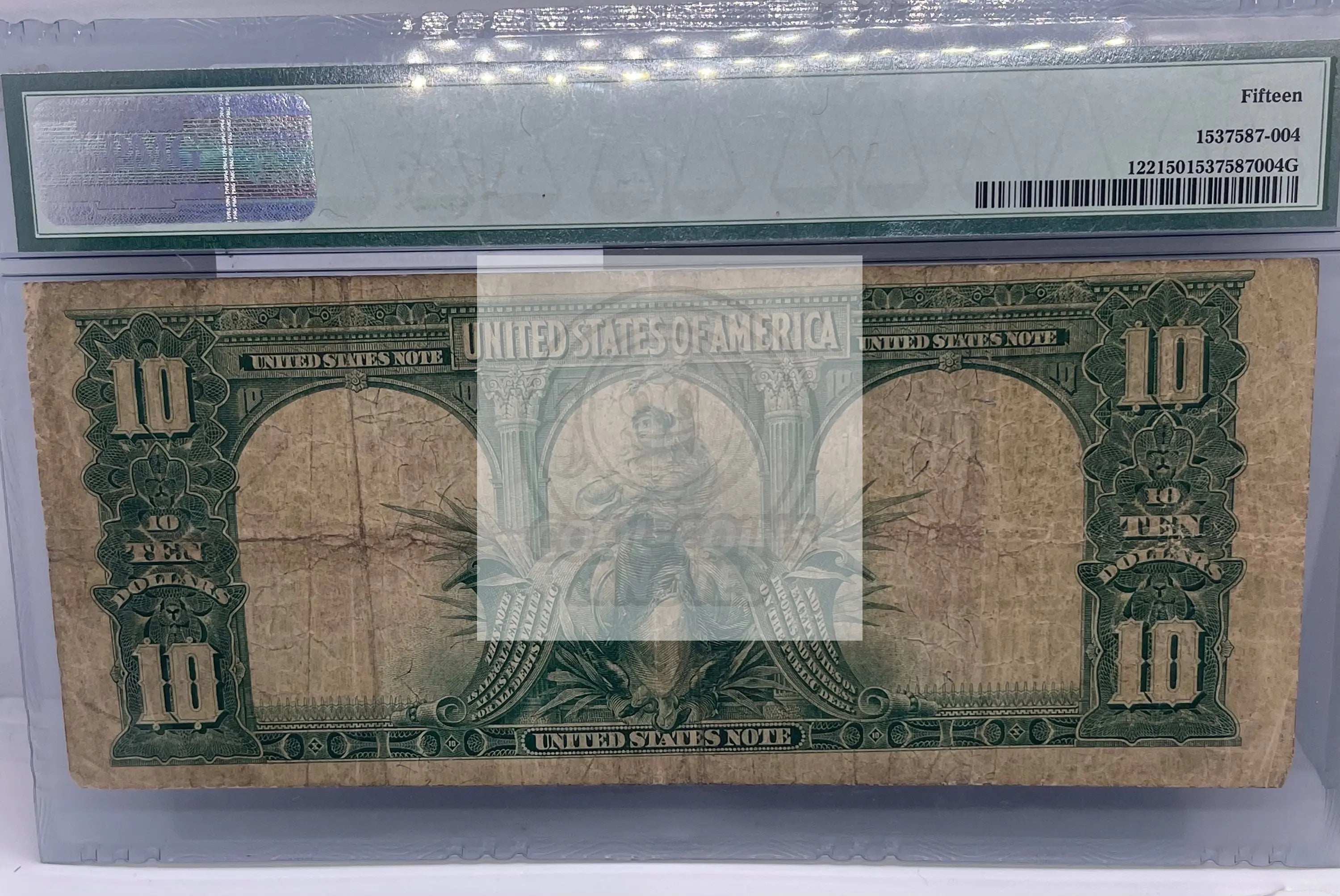 1901 Legal Tender $10 dollar Fr # 122 PMG 15 Bison Banknote - Cool Coins & Notes
