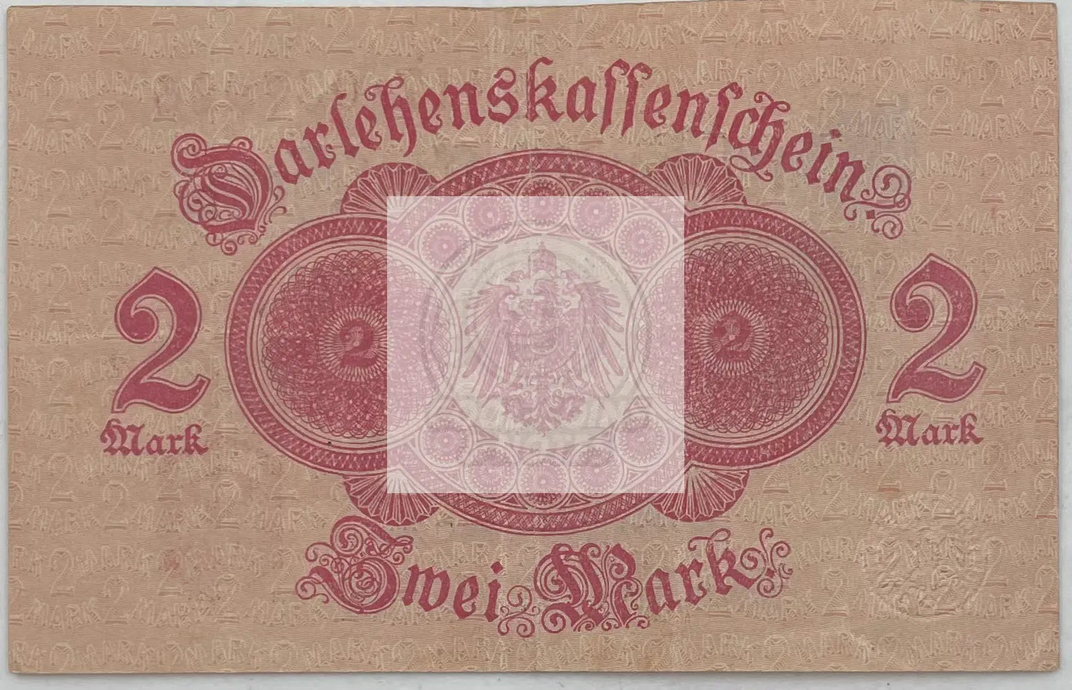 1914 Germany 2 Mark P54 Used World Currency Banknote - Cool Coins & Notes