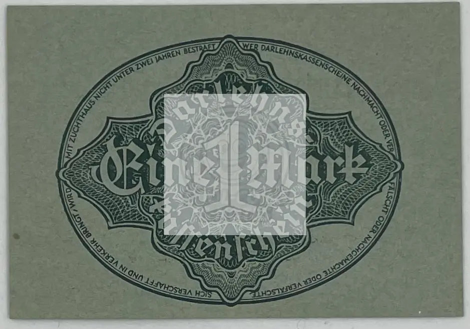 1922 Germany 1 Mark P-61 UNC World Currency Banknote - Cool Coins & Notes