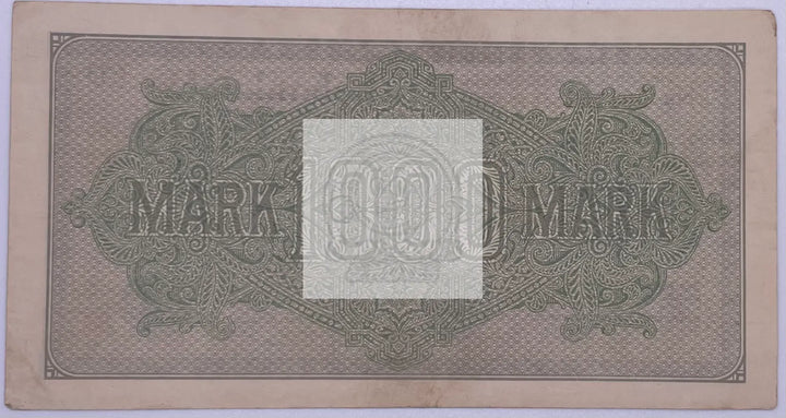 1922 Germany 1000 Mark P76 Banknote - Cool Coins & Notes