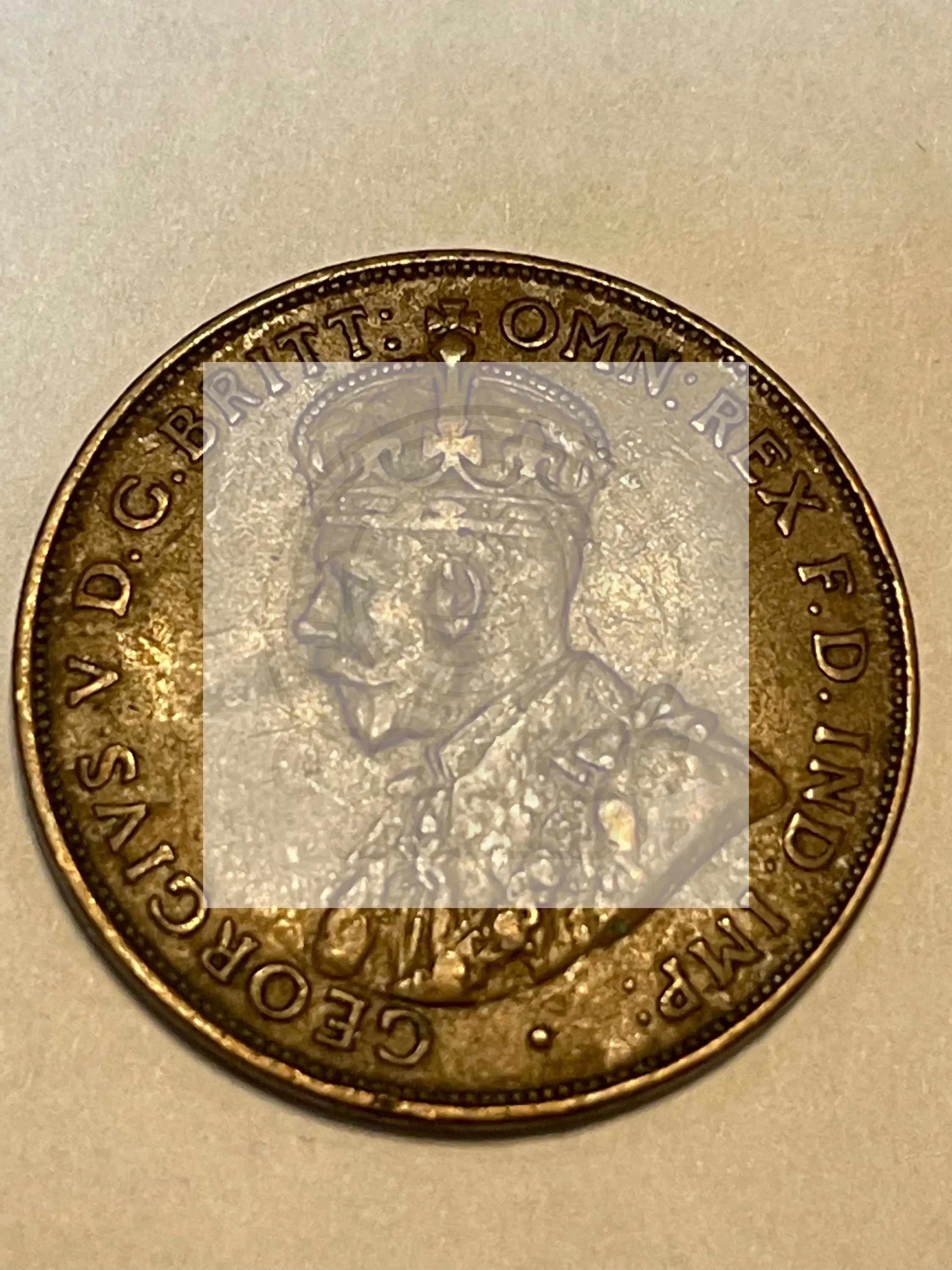 1923 Australian Penny KM 23 Very Fine Condition - Cool Coins & Notes