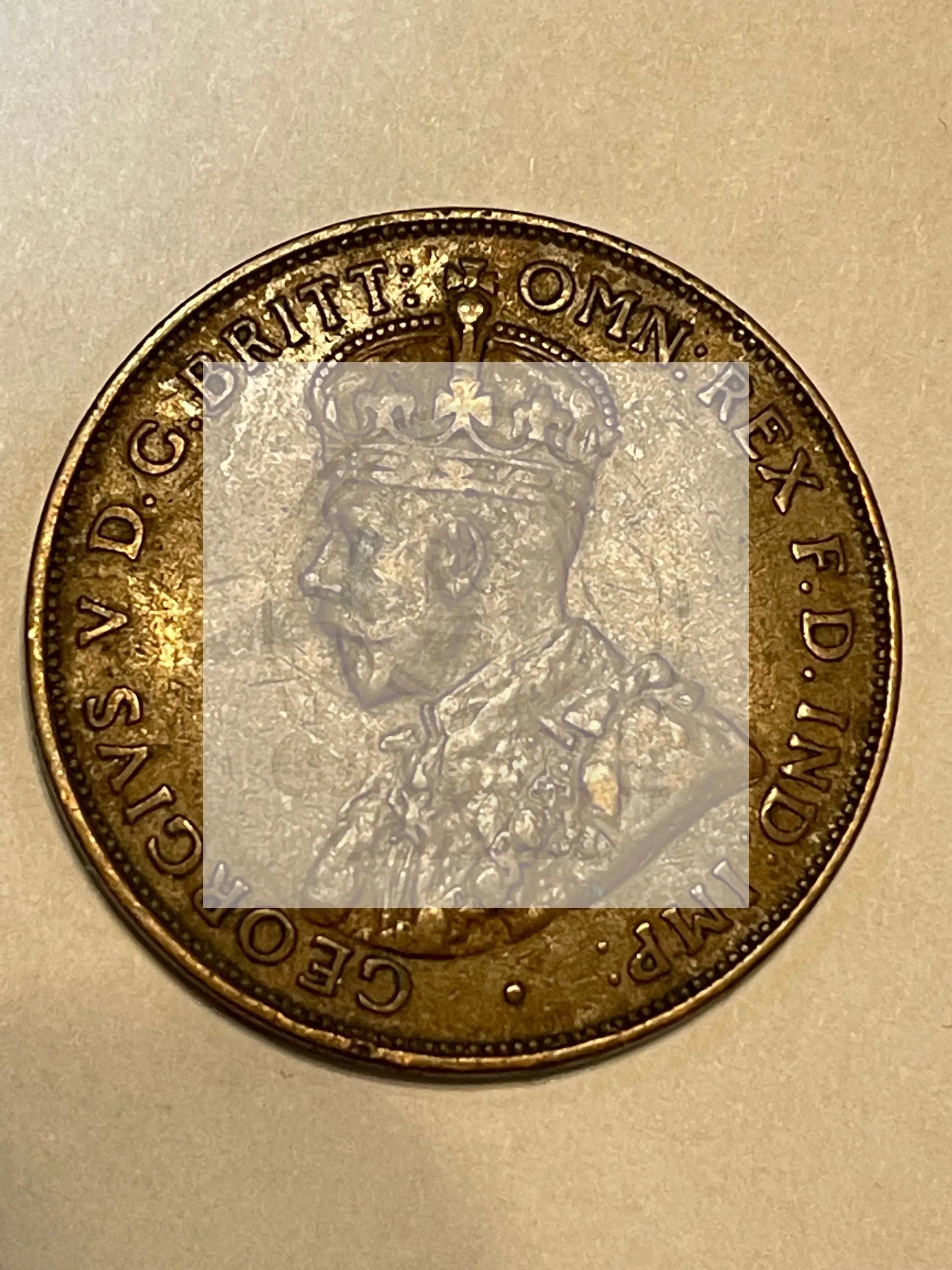 1923 Australian Penny KM 23 Very Fine Condition - Cool Coins & Notes