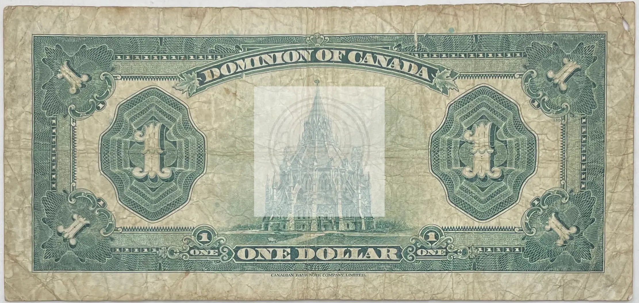 1923 Canada $1 Dollar  P-33n, Used World Banknote - Cool Coins & Notes